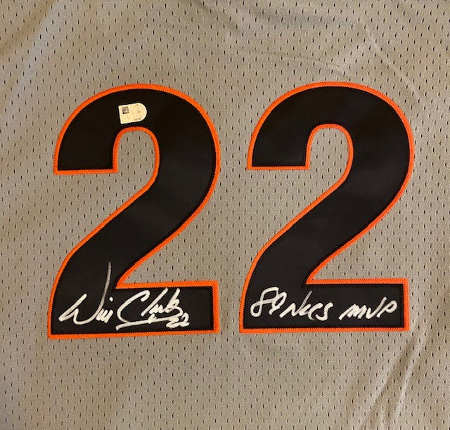Will Clark Autographed San Francisco Giants Jersey Inscribed