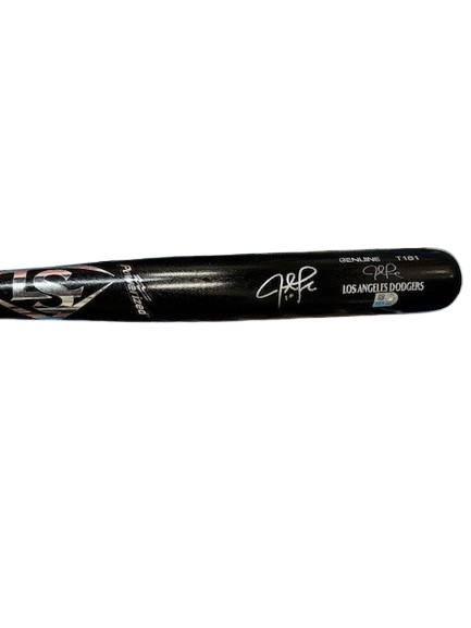 Justin Turner Autographed Black Louisville Slugger Game Model Bat #10