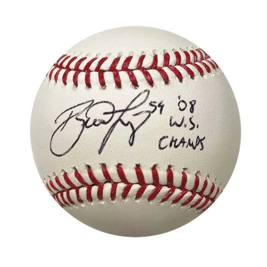 Brad Lidge Autographed "08 WS Champs" Baseball