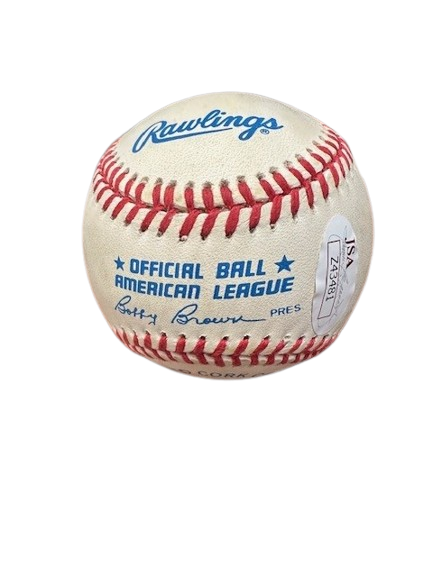 Jim "Catfish" Hunter Autographed Baseball