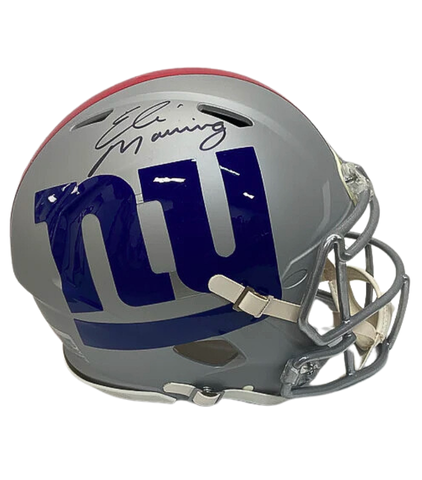 Eli Manning Autographed NY GIants Alternate Grey Speed Authentic Footb