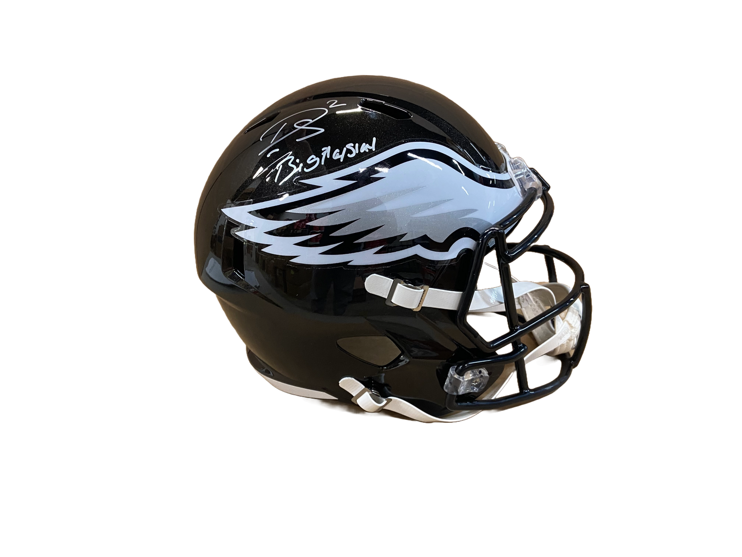 Darius Slay Autographed "Big Play Slay" Eagles Black Replica Full Size Helmet