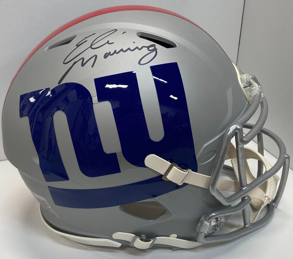 Eli manning best sale autographed mini helmet