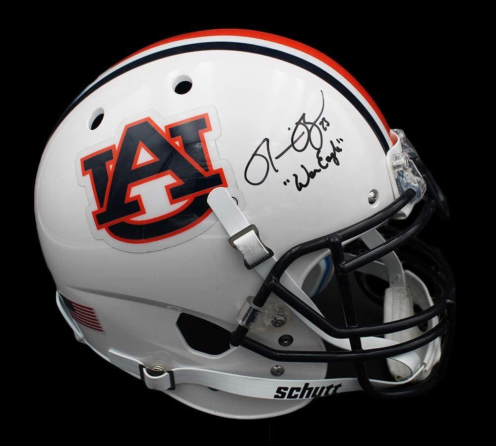 autographed auburn football helmet Ronnie Brown Autographed "War Eagle" Authentic Full-Size Auburn Helmet