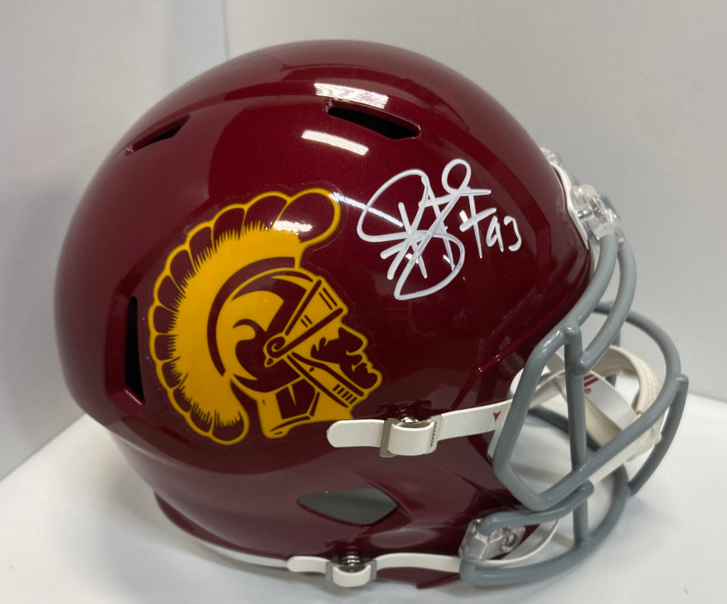 troy polamalu autographed mini helmet