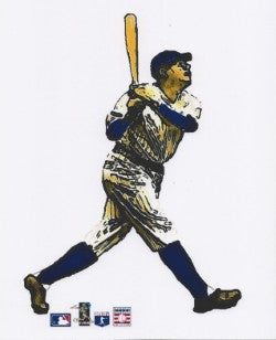 New York Yankees Babe Ruth Lithograph Framed 12 x 18 - 1 of 50