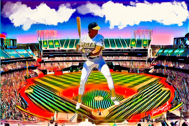 Oakland Athletics Jose Canseco lithograph Framed 12 x 18 - 1 of 50