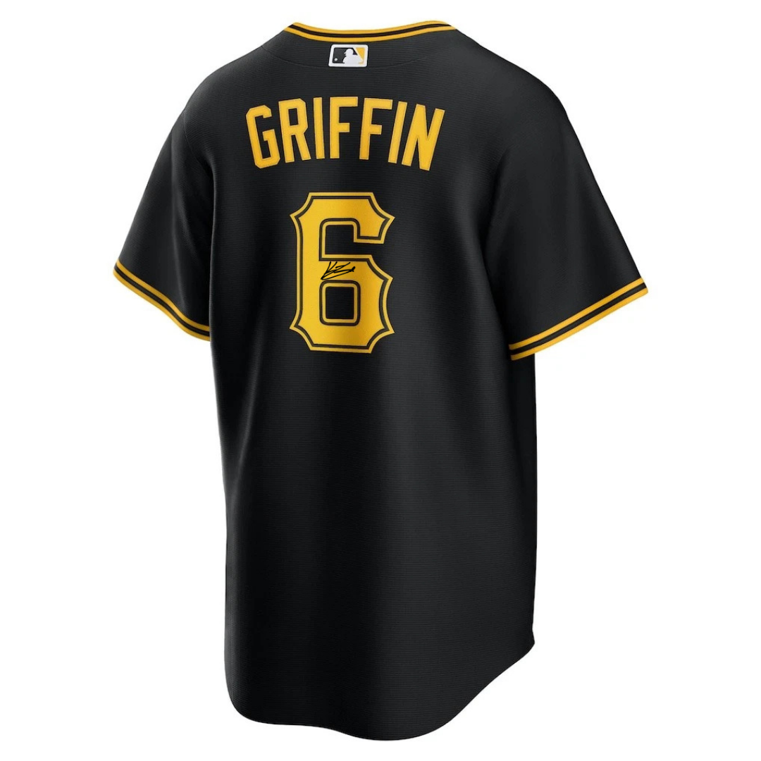 Konnor Griffin Autographed Pittsburgh Pirates Black Authentic