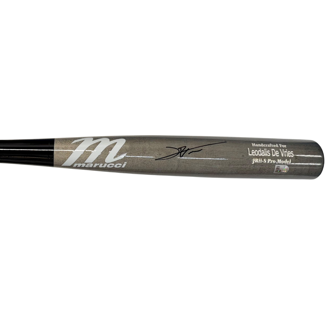 Leo De Vries Autographed Game Model Marucci Bat – Legends