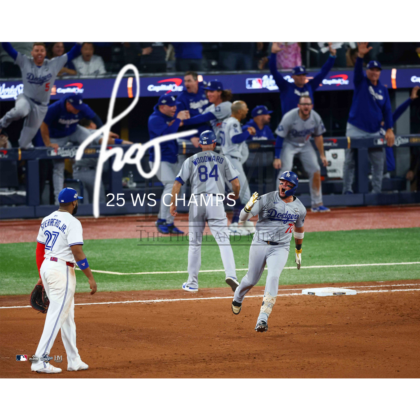 Miguel Rojas Autographed "25 WS CHAMPS" World Series Game 7 Homerun 16x20 - (PRESALE)