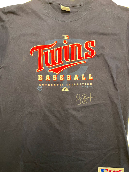 Grant Balfour Autographed Twins Baseball T-Shirt - Player's Closet Project