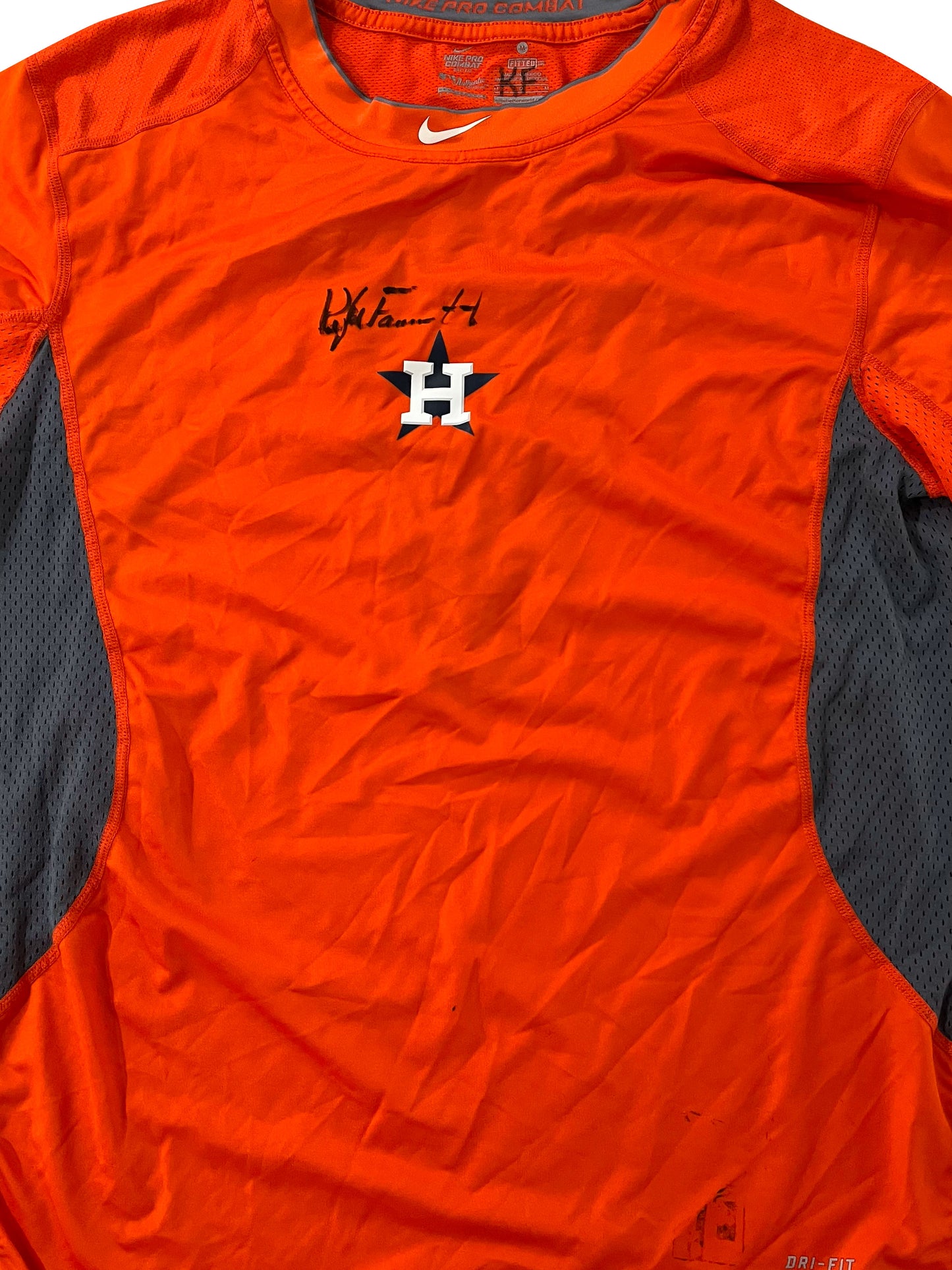 Kyle Farnworth Autographed Houston Astros Warm Up Shirt - Player's Closet Project