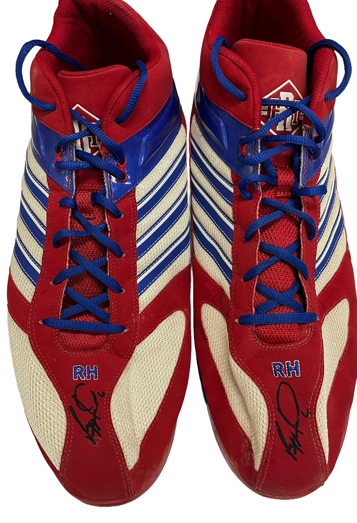 Red and blue adidas cleats cheap