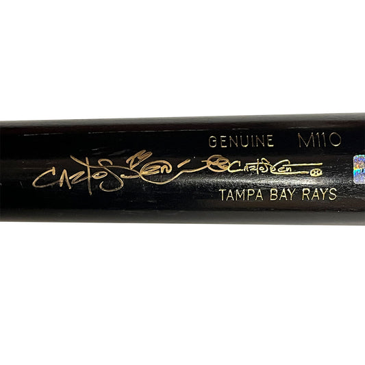 Carlos Pena Autographed Game Used Tampa Bay Rays Bat - Player's Closet Project