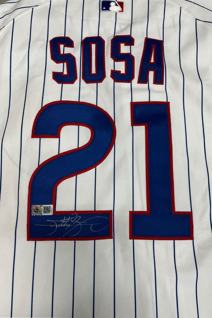 Sammy Sosa Autographed Framed Jersey 