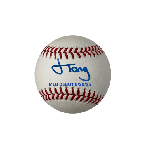 Jonah Tong Autographed Baseball - (PRESALE)