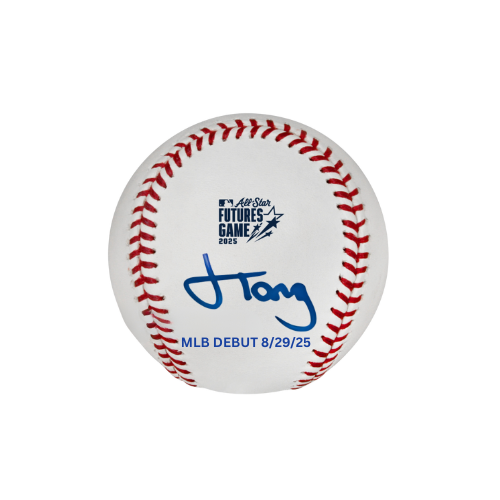 Jonah Tong Autographed 2025 Futures Game Logo Baseball - (PRESALE)