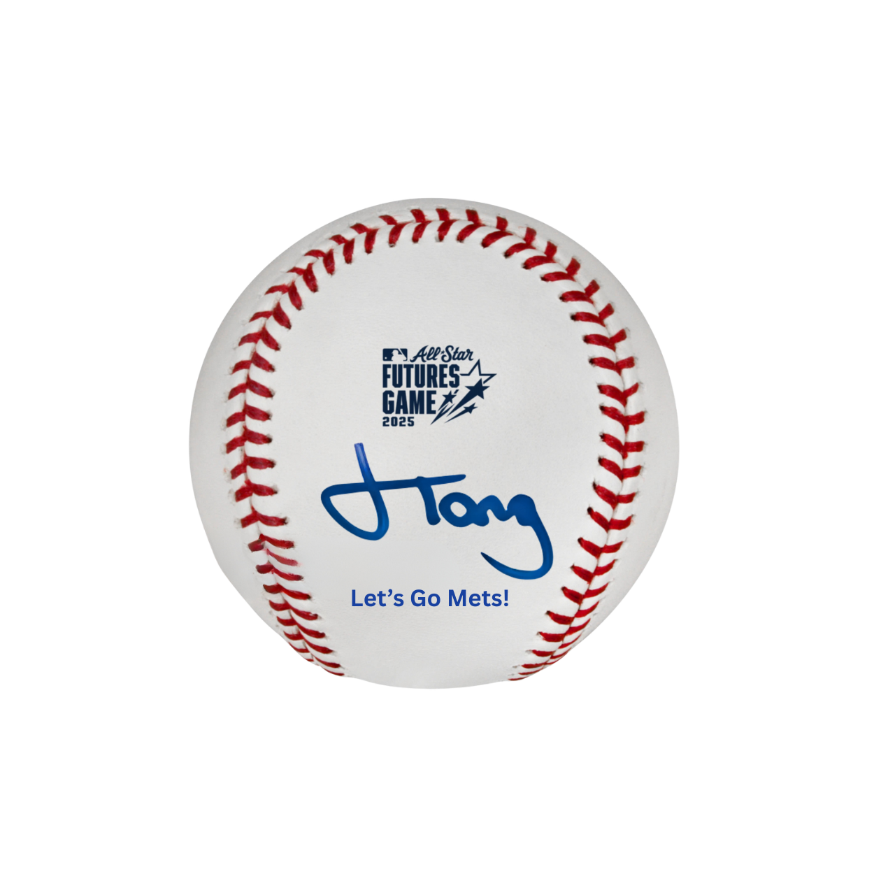 Jonah Tong Autographed 2025 Futures Game Logo Baseball - (PRESALE)
