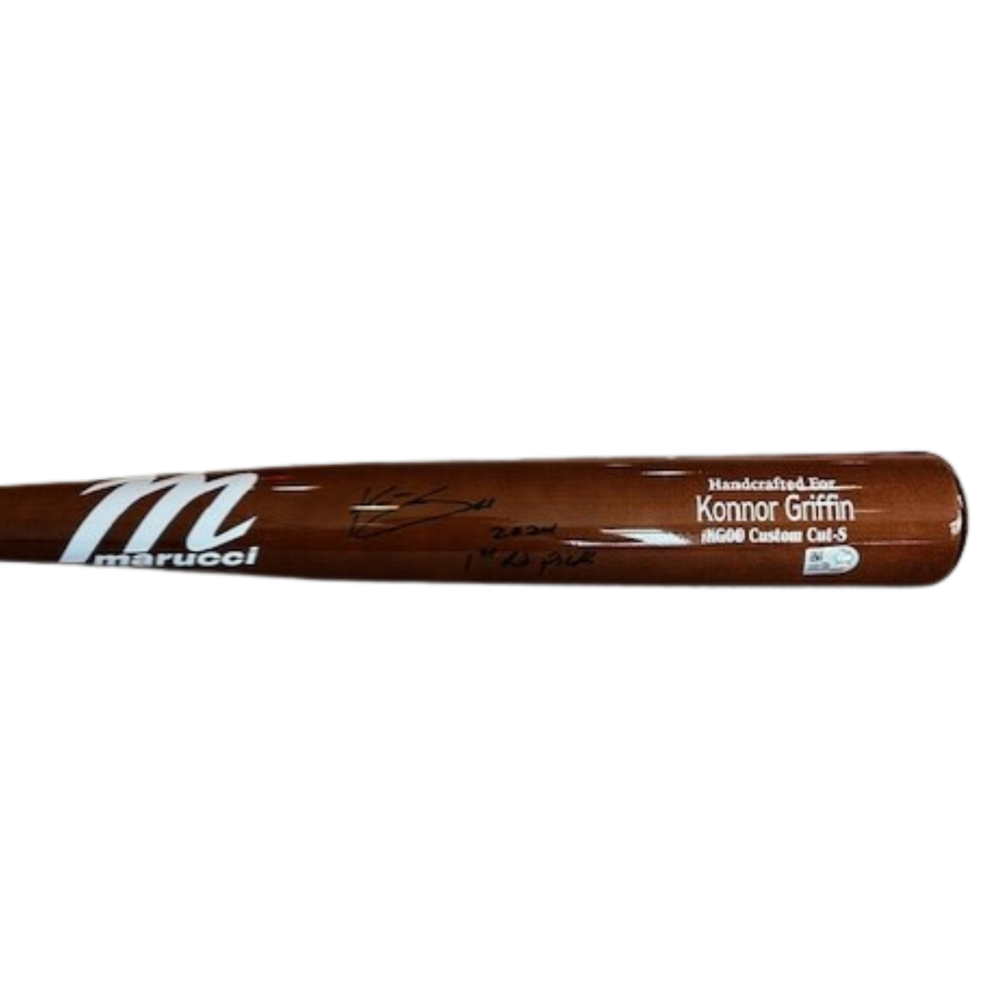Konnor Griffin Autographed "2024 1ST ROUND PICK" Game Model Marucci Bat