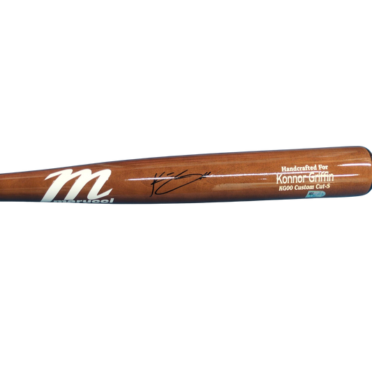 Konnor Griffin Autographed Game Model Brown Marucci Bats