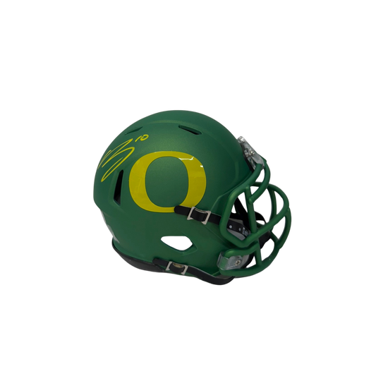 Bo Nix Autographed Oregon Ducks Mini Helmet