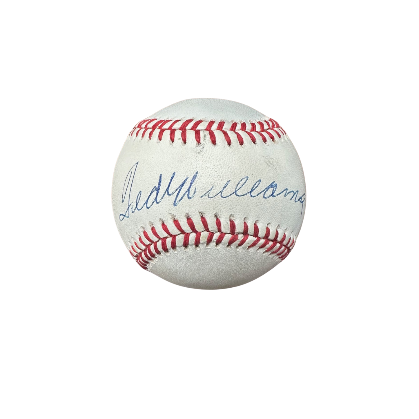 Ted Williams Autographed Baseball PSA Grade 8 - Player's Closet Project