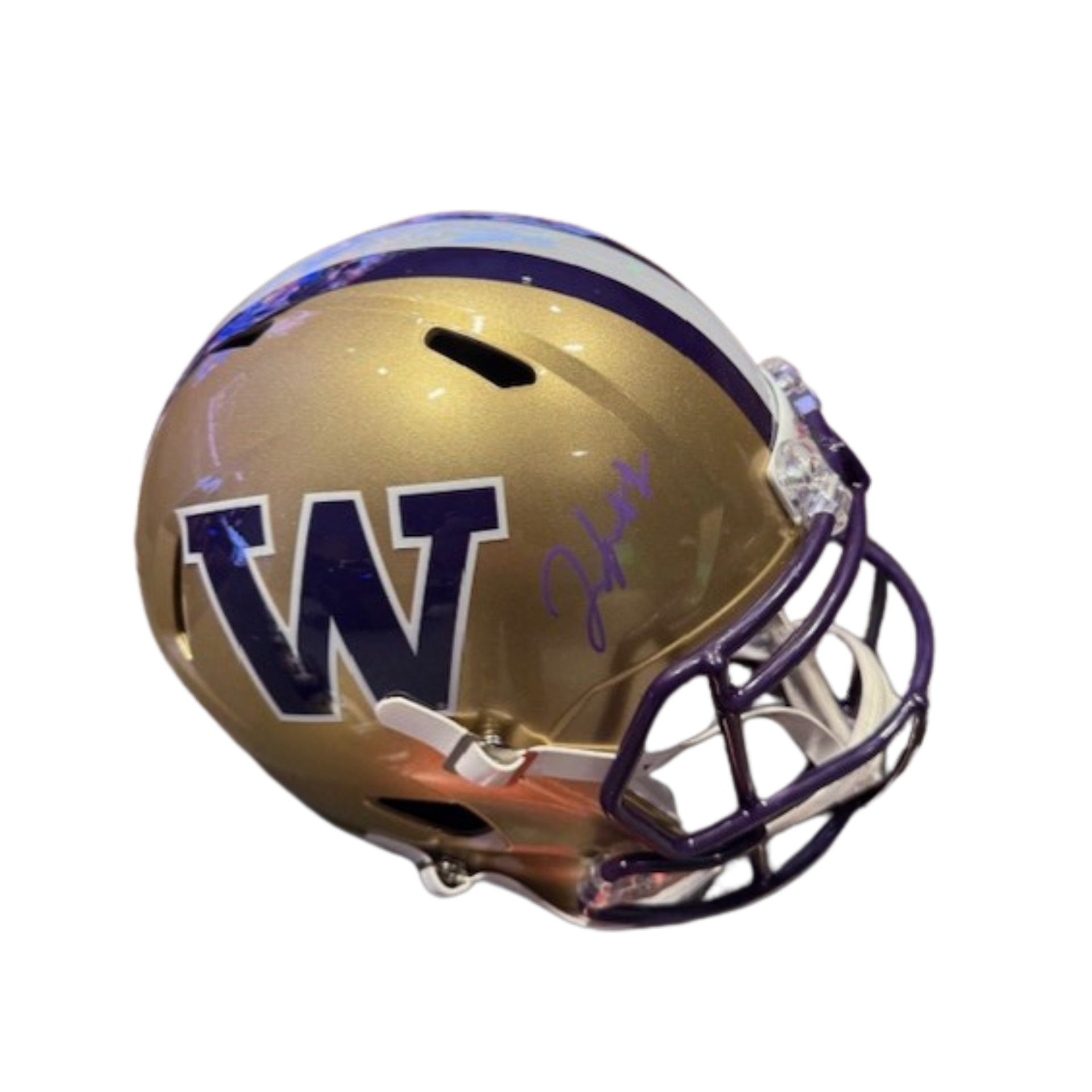 Jonah Coleman Autographed Washington Replica Helmet – Legends Memorabilia Collection