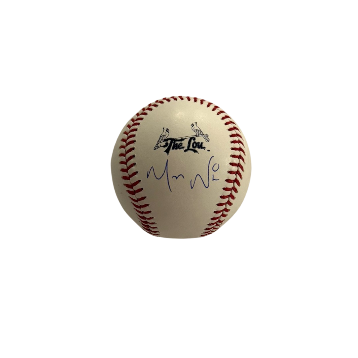 Masyn Winn Autographed The Lou Logo Baseball