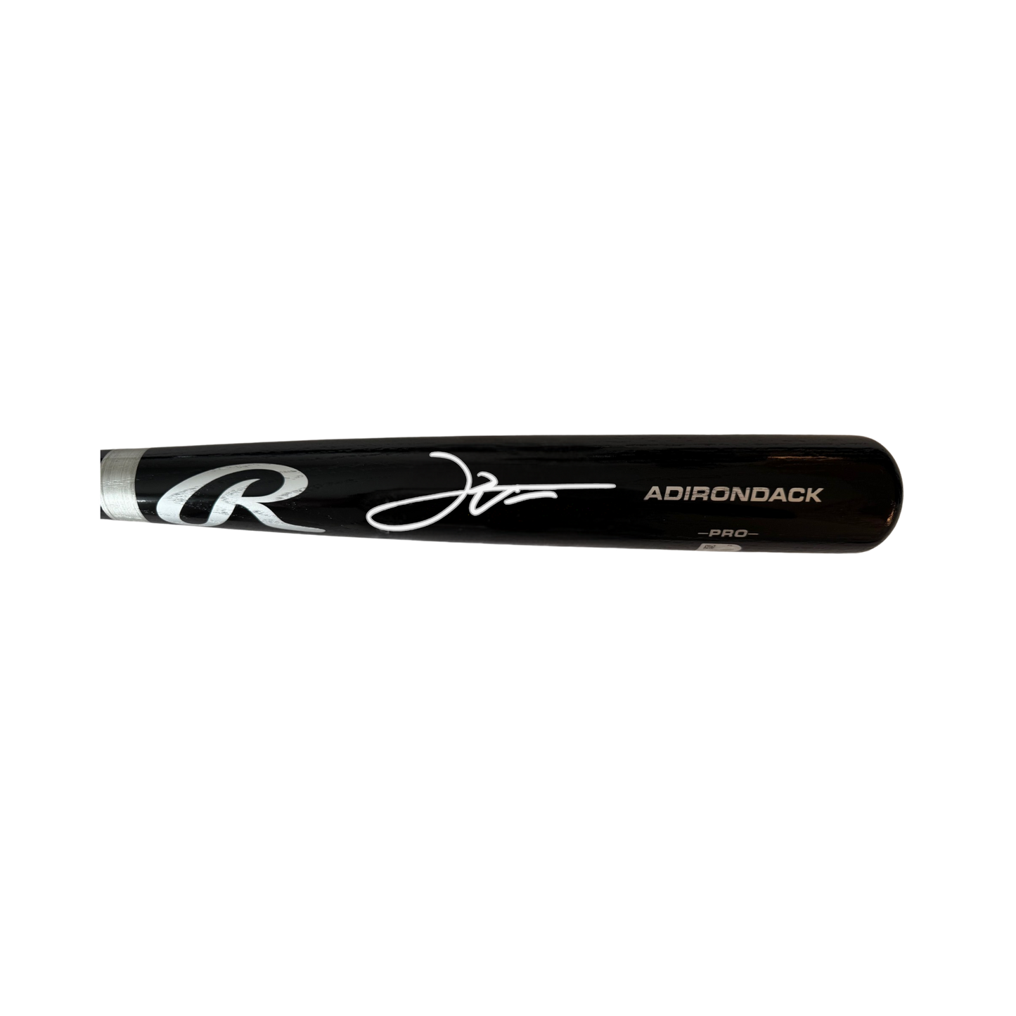 Leo De Vries Autographed Black Rawlings Bat - (PRESALE)
