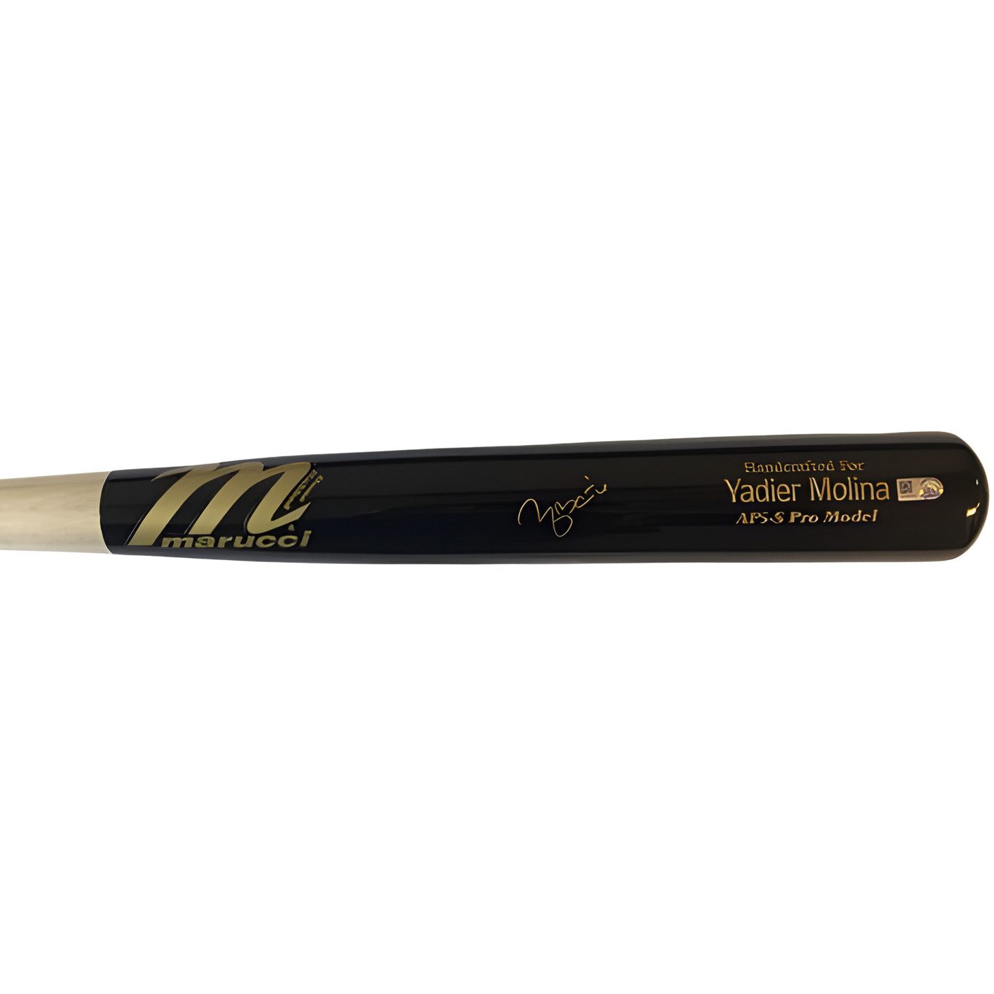 Yadier Molina Autographed Game Model Marucci Bat