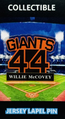 San Francisco Giants Willie McCovey Lapel Pin
