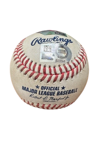 Paul Skenes Autographed Game Used Baseball - PIT vs NYM 7-5-24 - YP523148