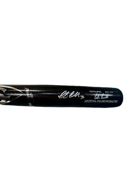 Corbin Carroll Autographed Black Louisville Slugger Game Model Bat