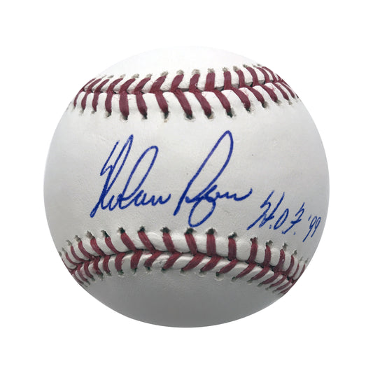 Nolan Ryan Autographed "HOF 99" Baseball