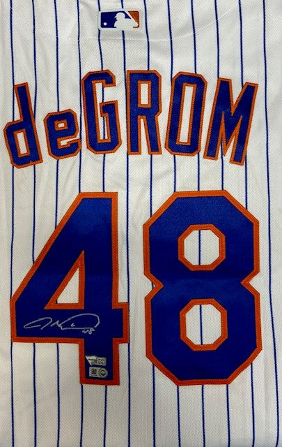 Jacob deGrom Autographed Mets Authentic Home Jersey