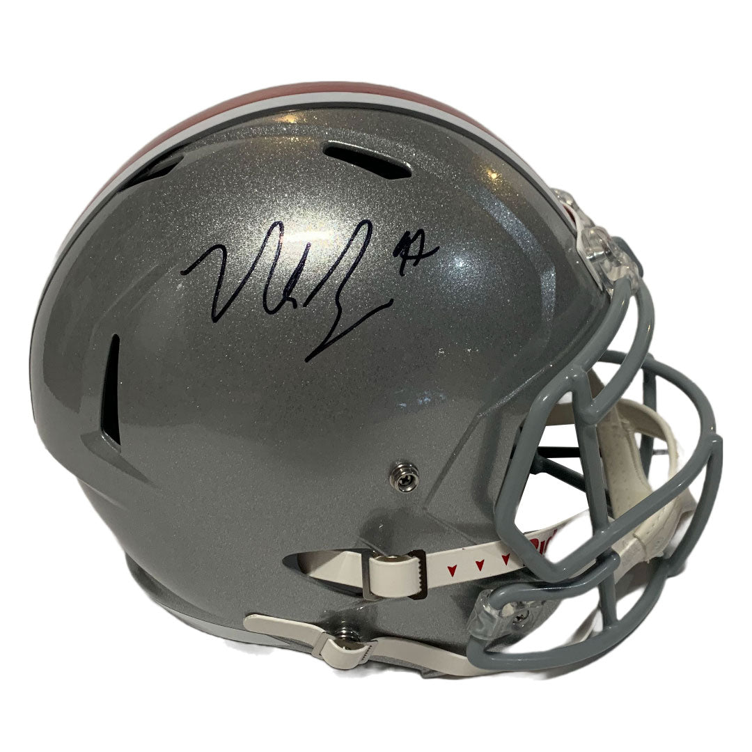 bosa football helmet Nick Bosa Autographed Ohio State Full Size Replica Helmet