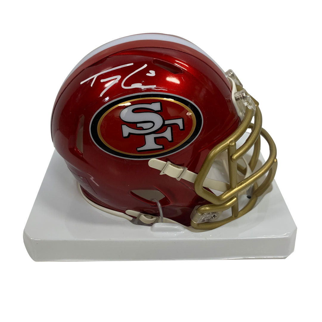 Trey Lance Autographed SF 49ers Flash Mini Helmet – Legends Memorabilia Collection Trey Lance Autographed SF 49ers Flash Mini Helmet – Legends Memorabilia Collection