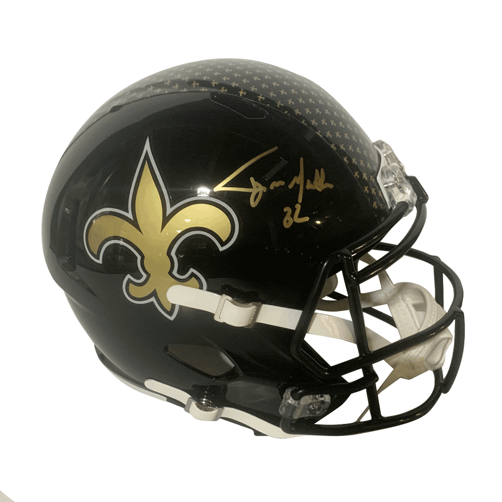 Saints online replica helmet