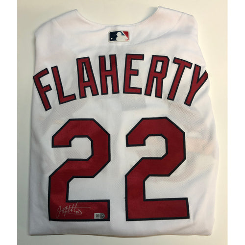 Jack Flaherty St. Louis Cardinals Autographed Blue Nike L Signed Jersey  Fanatics