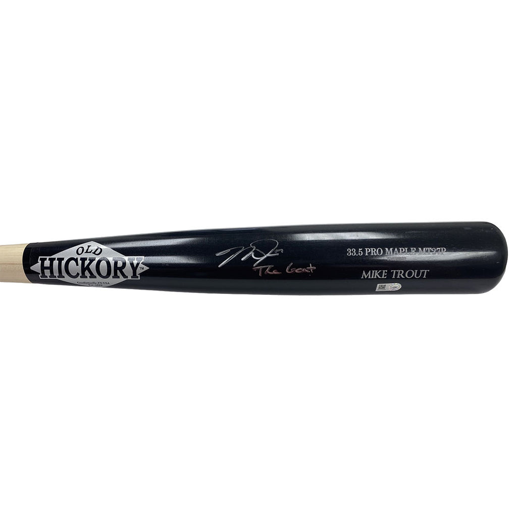 Mike Trout Autographed Baseball Bat