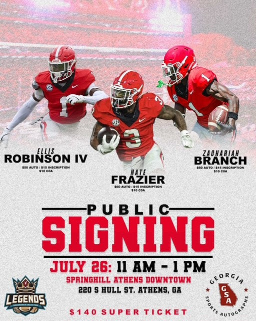 Georgia Bulldogs Public Signing