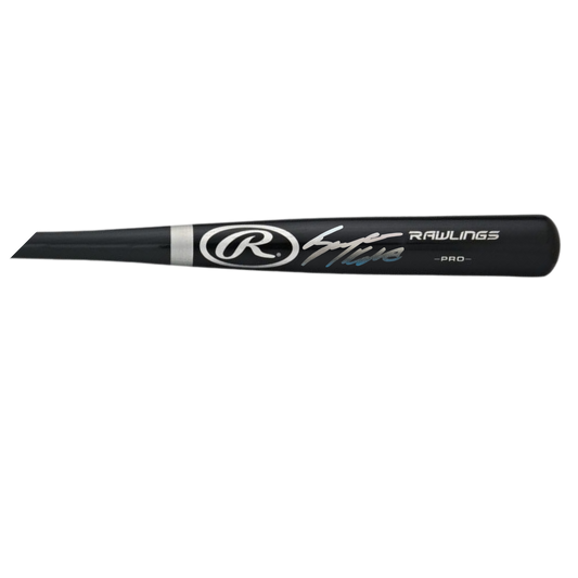 Bryce Eldridge Autographed Black Bat - (PRESALE)
