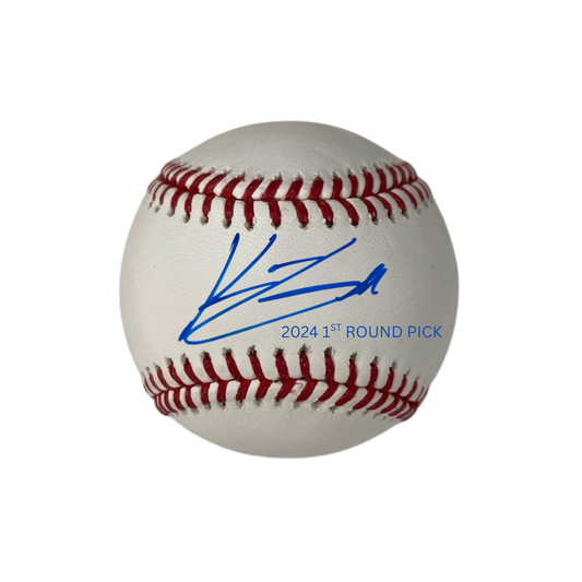Konnor Griffin Autographed "2024 1ST ROUND PICK" Baseball - (PRESALE)