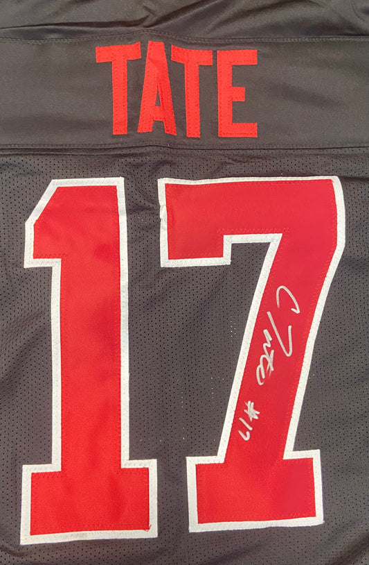 Carnell Tate Autographed OSU Black Custom Jersey