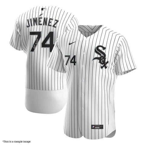 Eloy Jimenez Autographed Chicago White Sox Nike Home Authentic Jersey