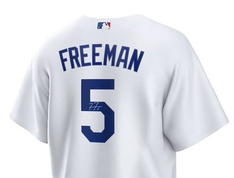 Freddie Freeman Autographed Dodgers Replica Jersey