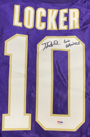 Jake Locker Autographed "Go Dawgs" Purple Washington Huskies Nike Jersey