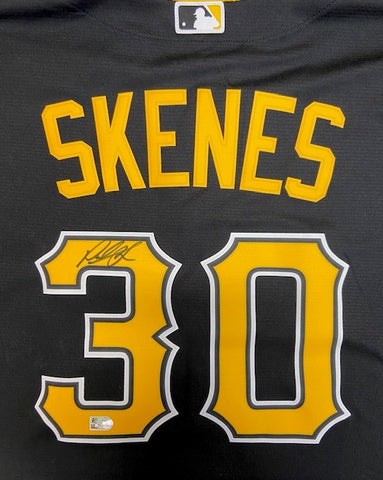 Paul Skenes Autographed Pirates Replica Black Jersey