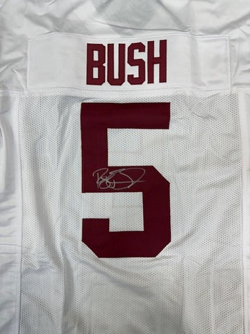 Reggie Bush Autographed White USC Custom Jersey