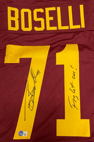 Tony Boselli Autographed "Fight On" USC Maroon Custom Jersey